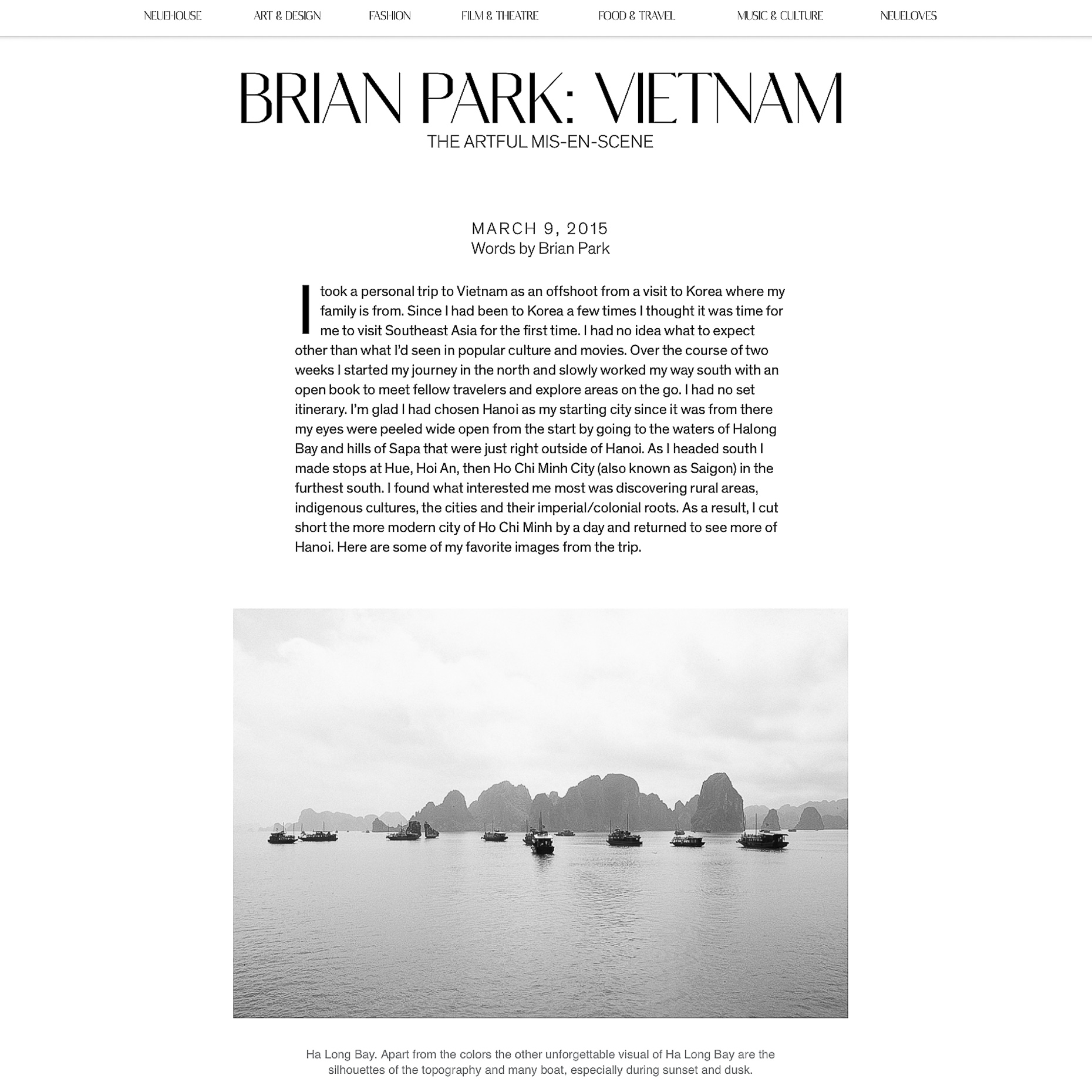 Published | NeueJournal | Vietnam | Brian Park Photo New York